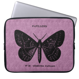 Capa Para Notebook Exemplo francês da borboleta da cor feita sob