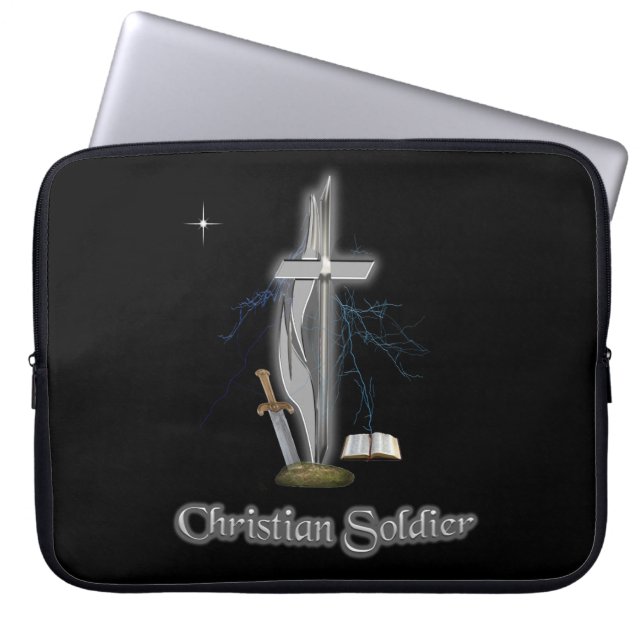 Capa Para Notebook Exemplos cristãos do soldado (Frente)