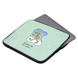 Capa Para Notebook Exercício Corrente de Reindeer Natal