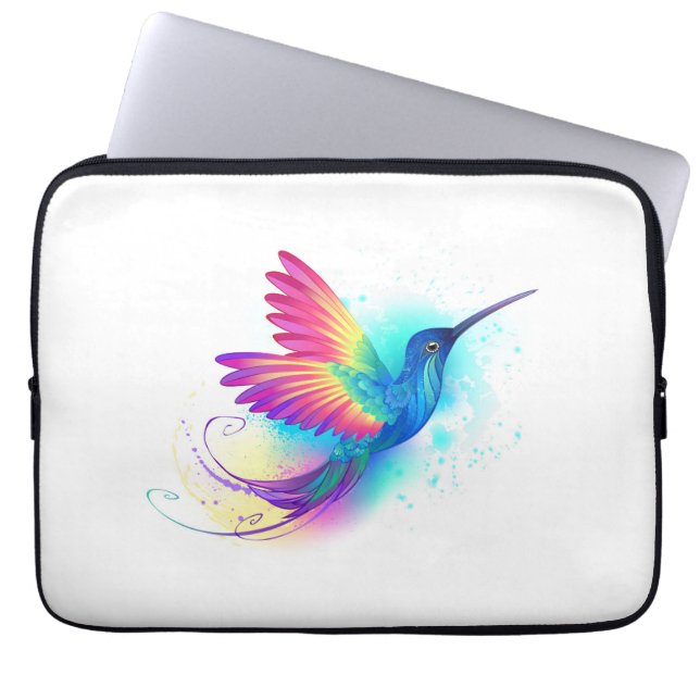 Capa Para Notebook Exotic Rainbow Hummingbird (Frente)