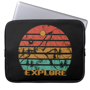 Capa Para Notebook Explorar árvores de pinheiros paisagistas ao ar li