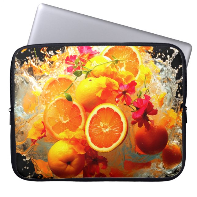 Capa Para Notebook Explosão de fruta (Frente)