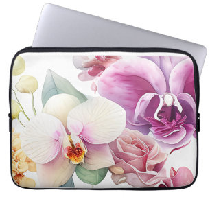 Capa Para Notebook Explosão de Orquídea