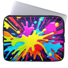 Capa Para Notebook Explosão de Tinta Radiante