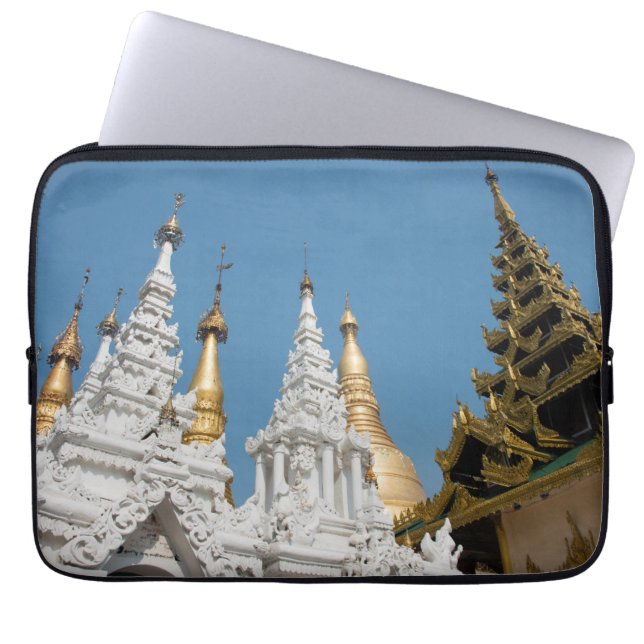 Capa Para Notebook Exterior da Pagode Shwedagon (Frente)