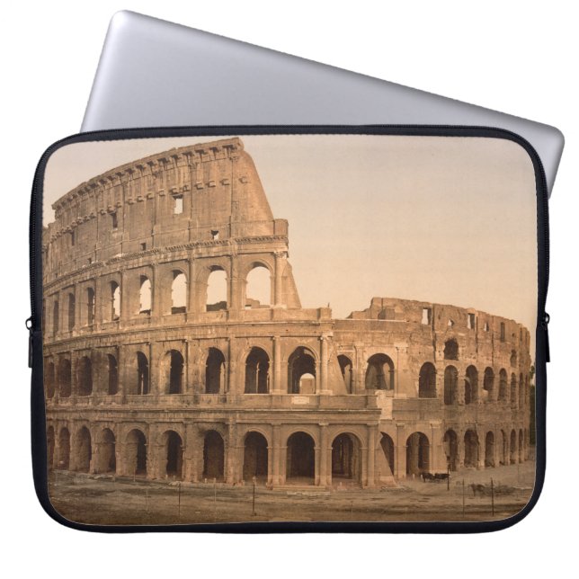 Capa Para Notebook Exterior do Colosseum, Roma, Italia (Frente)