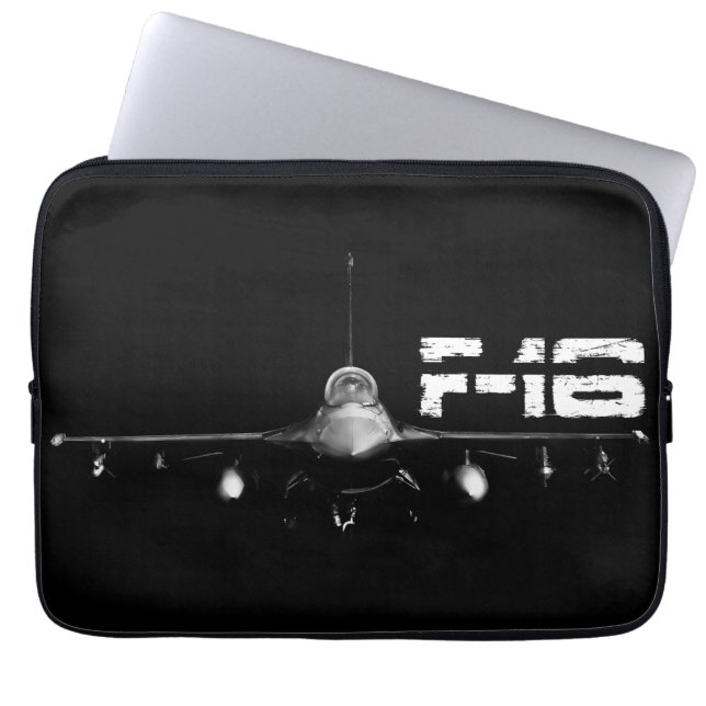Capa Para Notebook F-16 Fighting Falcon Eletrônicos Bag (Frente)