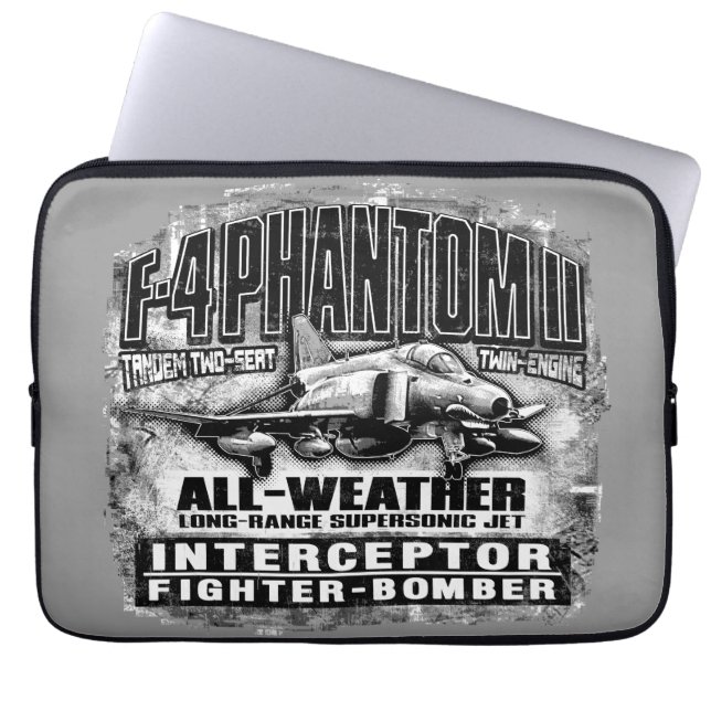 Capa Para Notebook F-4 Bolsa de laptop Phantom II - Saco dos Eletrôni (Frente)