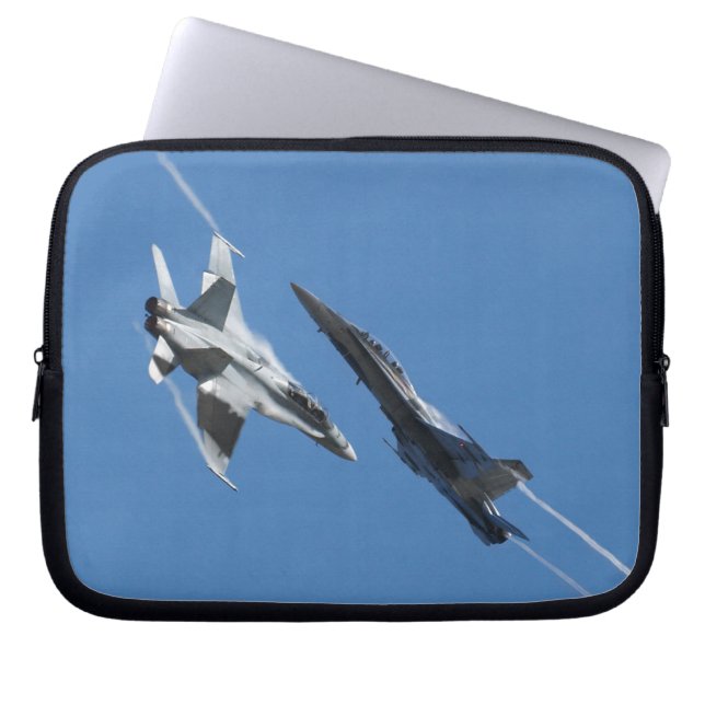 Capa Para Notebook F/A-18 Fighter Plane Air Show Stunt (Frente)