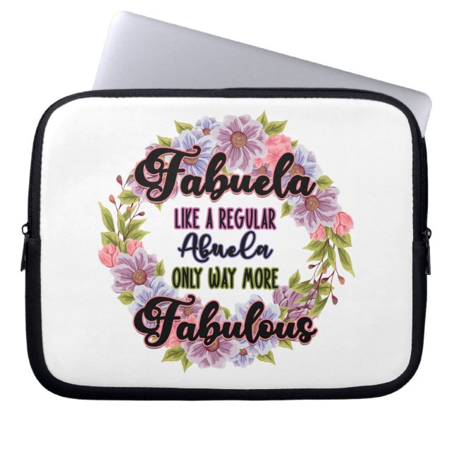 Capa Para Notebook Fabuela Como Uma Abuela Normal Apenas Fabulosa (Frente)
