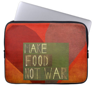Capa Para Notebook Faça a guerra da comida não