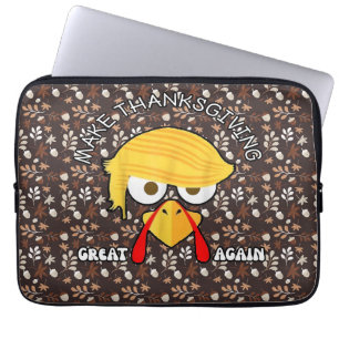 Capa Para Notebook Faça o Excelente de Ação de Graças novamente