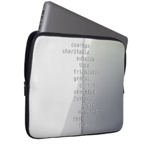 Capa Para Notebook Faça seu nome ou mensagem com palavras cruzadas?