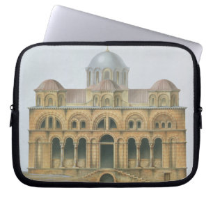 Capa Para Notebook Fachada de Mefa Dzamissi, a igreja de St. Theodor