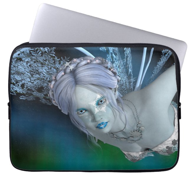 Capa Para Notebook Fada de Inverno (Frente)