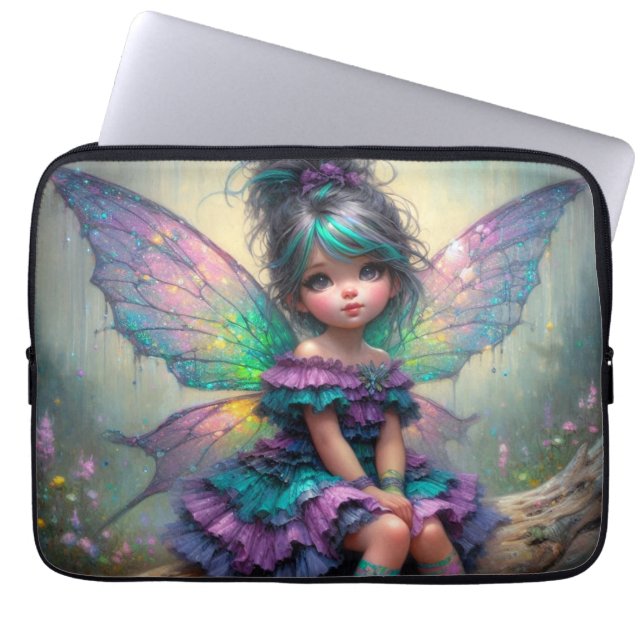 Capa Para Notebook Fada do Sonho Pastel (Frente)
