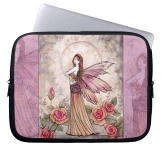 Capa Para Notebook Fada Sienna Rose em Estojo para Laptop Rosa