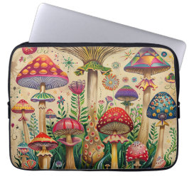 Capa Para Notebook Fairytale Mushroom
