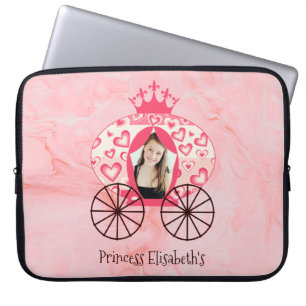 Capa Para Notebook Fairytale Royal Princess Carruagem Girl Birthday