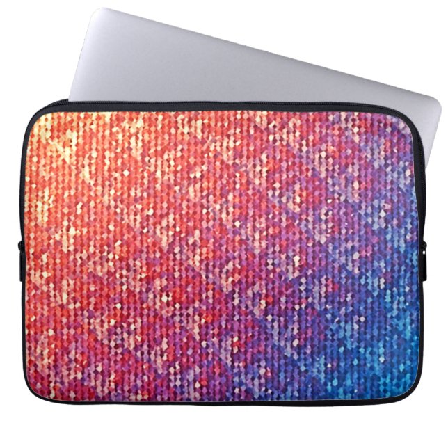 Capa Para Notebook Faísca do Mosaico Emocional Vibrante (Frente)