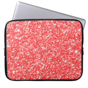Capa Para Notebook Faíscas Brancas da Lumineira Vermelha Trendy