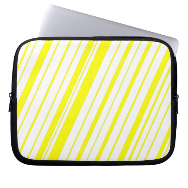 Capa Para Notebook Faixa Diagonal ~Amarelo (Frente)