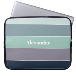 Capa Para Notebook Faixas de Cores de Verão Personalizadas