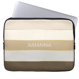 Capa Para Notebook Faixas de Cores de Verão Personalizadas