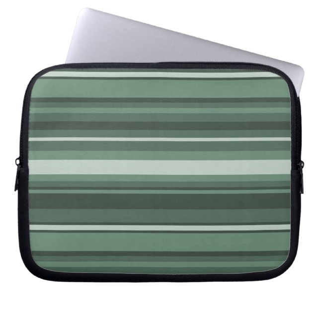 Capa Para Notebook faixas verdes de sábado (Frente)
