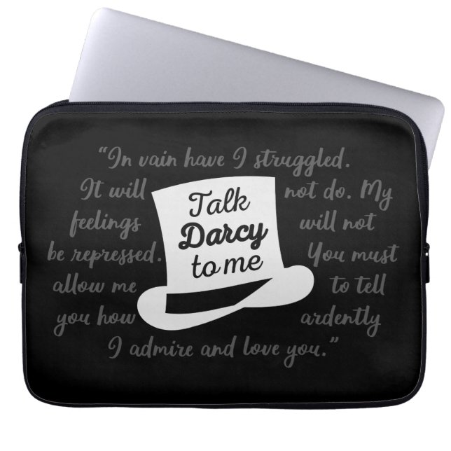 Capa Para Notebook Fale comigo Darcy II (Frente)