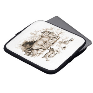 Capa Para Notebook Família Bobcat