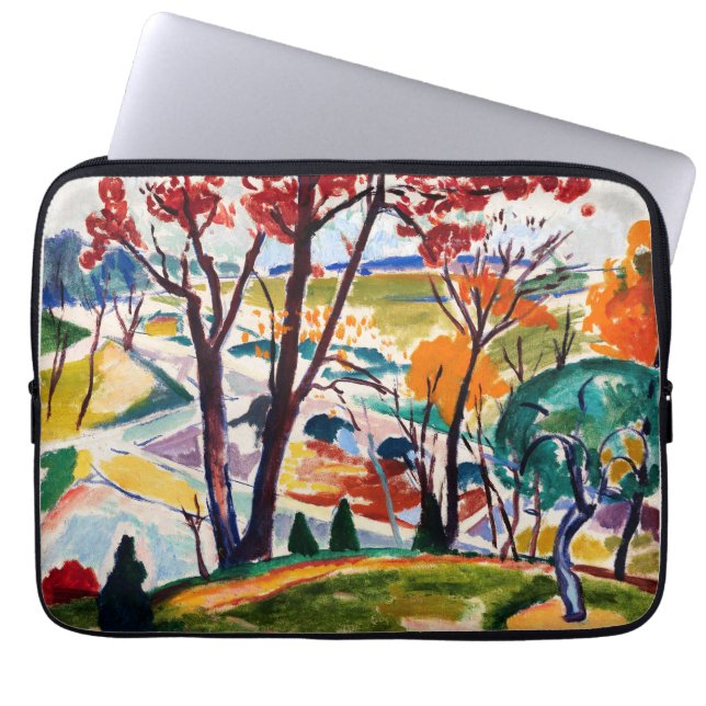 Capa Para Notebook Familiar Landscape Bridge Huntingdon Valley por Sa (Frente)