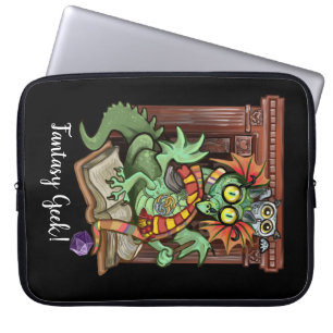 Capa Para Notebook Fan Dragon "Fantasy Geek!"