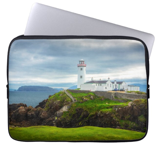 Capa Para Notebook Fanad Head Lighthouse Ireland Landscape Photo Art (Frente)