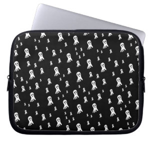 Capa Para Notebook Fantasmas Sombrios de Halloween