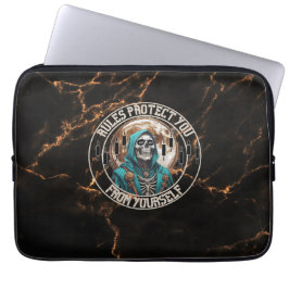 Capa Para Notebook Fantasy Design marble | Grim Reaper | Motivation
