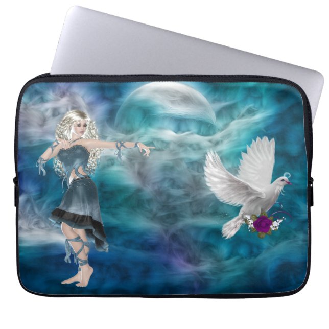 Capa Para Notebook Fantasy Sky Siren (Frente)