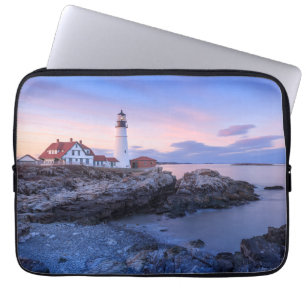 Capa Para Notebook Faróis Cabo Elizabeth, Maine