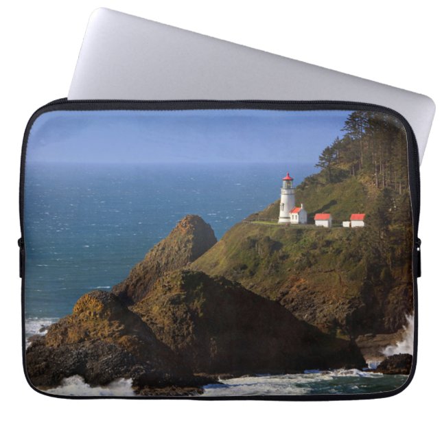 Capa Para Notebook Faróis | Farol costeiro de Oregon (Frente)