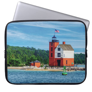 Capa Para Notebook Farol da Ilha Round