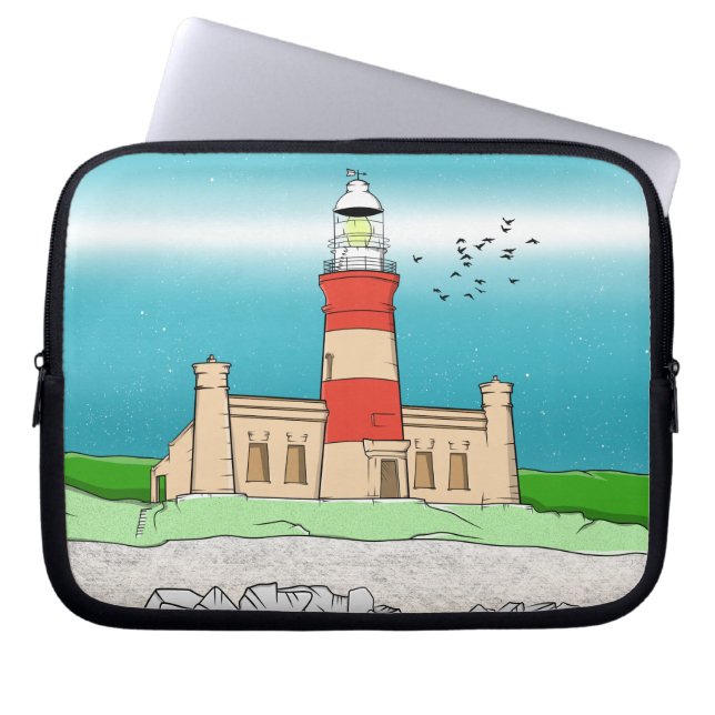 Capa Para Notebook Farol de Cape Agulhas (Frente)