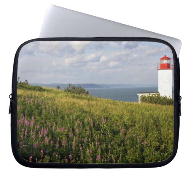 Capa Para Notebook Farol em St. Martins, New Brunswick, (Frente)
