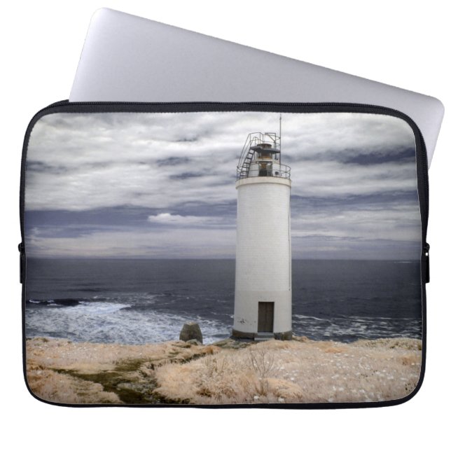 Capa Para Notebook Farol | Galiza de Laxe, espanha (Frente)