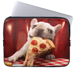 Capa Para Notebook Fatia De Pizza De Comida De Cão