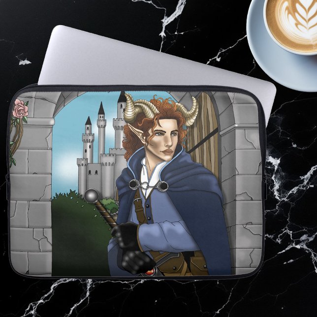 Capa Para Notebook Fauno Fae Hornudo Fantasia  (Criador carregado)