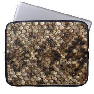 Capa Para Notebook Faux Rattlesnake Snakeskin