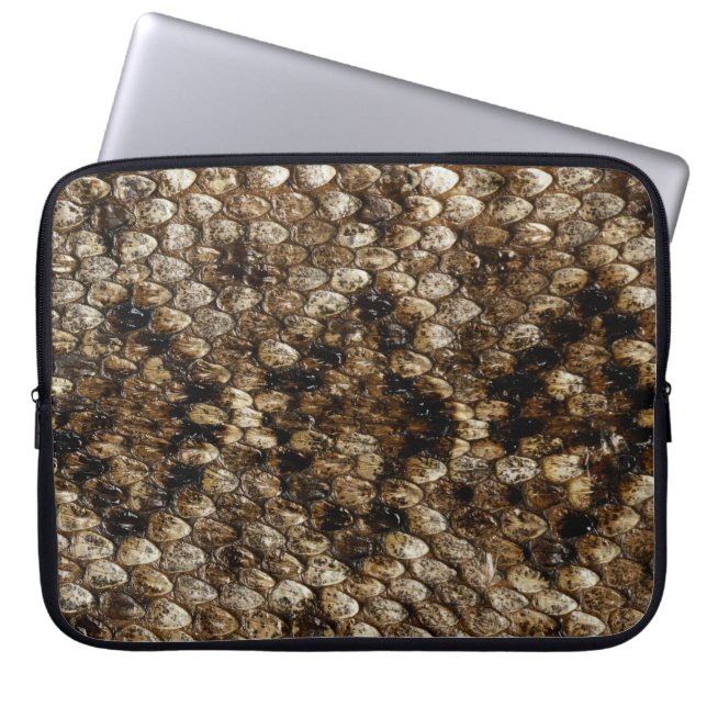 Capa Para Notebook Faux Rattlesnake Snakeskin (Frente)