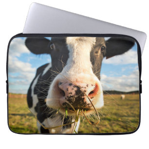 Capa Para Notebook Fazendas Mastigação De Vaca Holstein