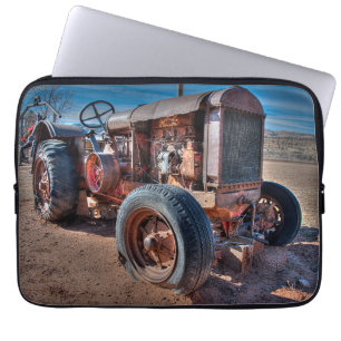 Capa Para Notebook Fazendas Trator Antiquado Rusty