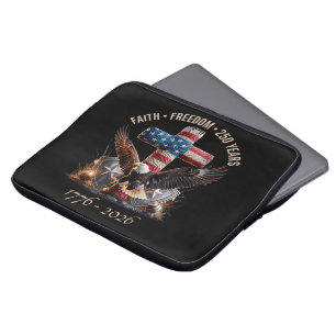 Capa Para Notebook Fé Liberdade 250 Anos